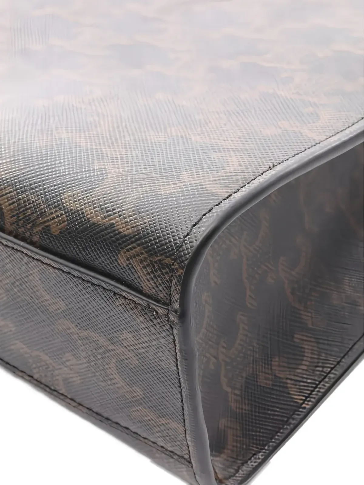 Celine ビンテージ Vertical Cabas Triomphe トートバッグ - ブラウン - 画像4