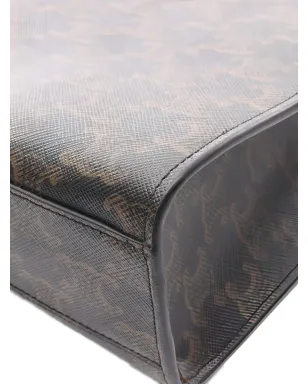 Celine ビンテージ Vertical Cabas Triomphe トートバッグ - ブラウン - サムネイル4