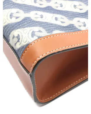 Celine Pre-Owned Vertical Cabas Maillon Triomphe トートバッグ - ブルー - サムネイル4