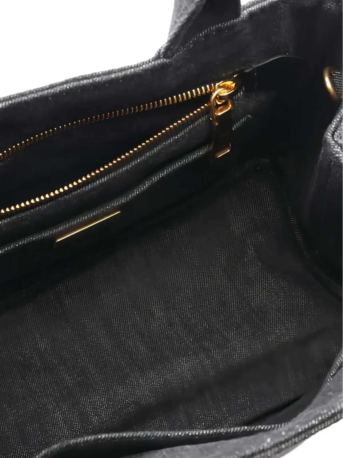 Prada ビンテージ Canapa デニム トートバッグ グレー - 画像3