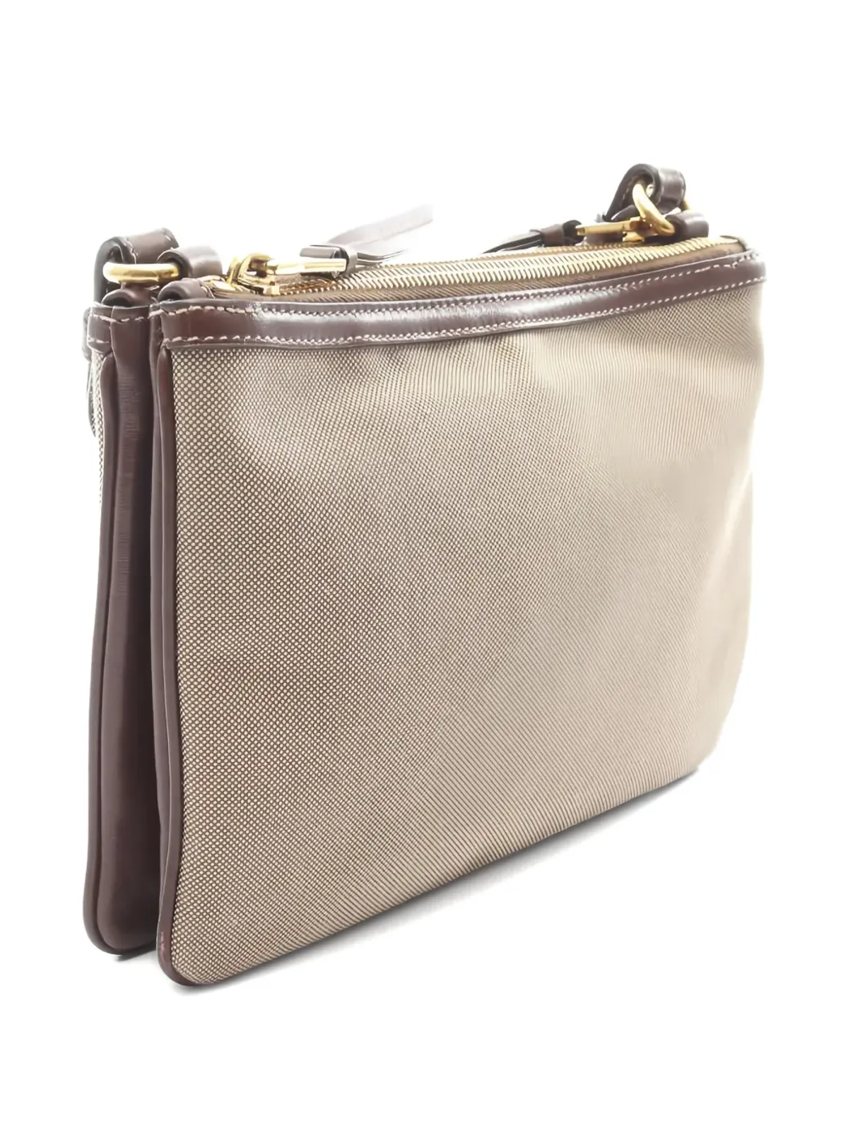 Prada Pre-Owned ジャカード ロゴ ショルダーバッグ - 画像2