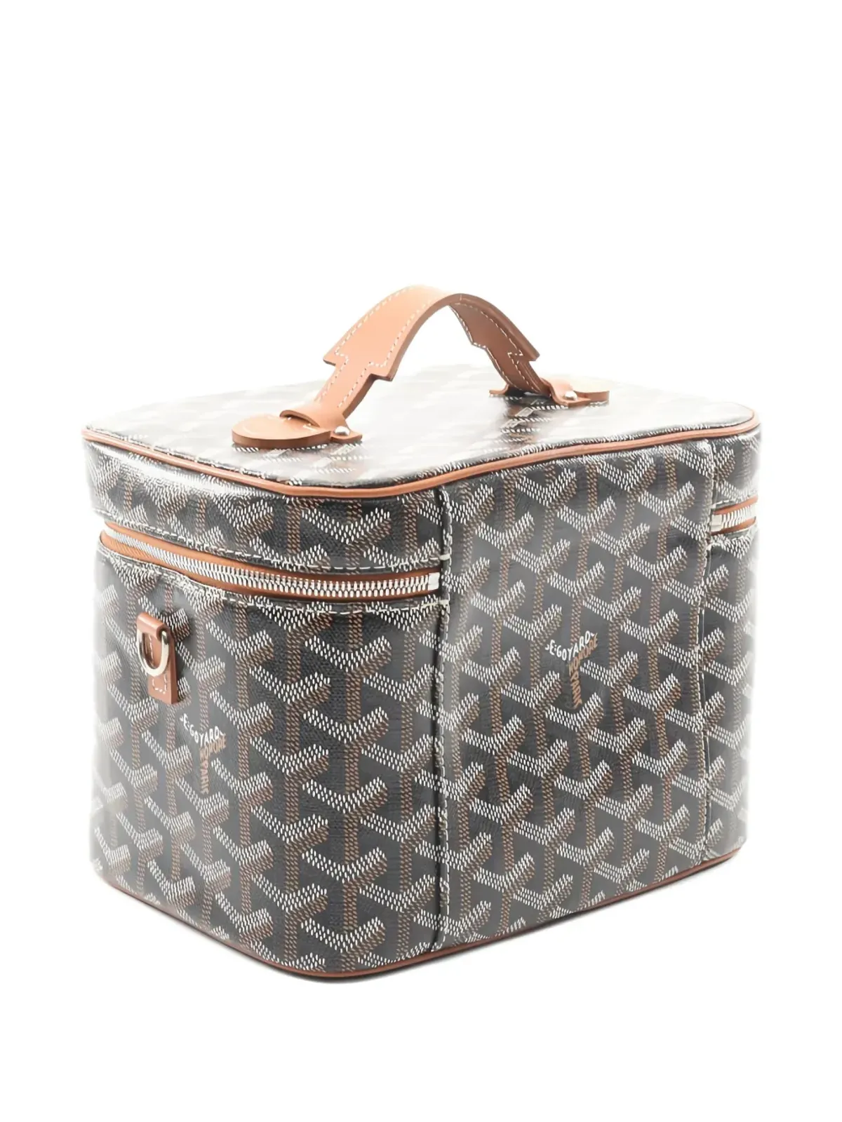 Goyard ビンテージ Muse Goyardine ヴァニティー トートバッグ - Brown - 画像2