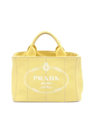 Prada Pre-Owned 2000年代 ロゴハンドバッグ - イエロー - サムネイル1