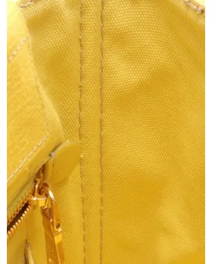 Prada Pre-Owned 2000年代 ロゴハンドバッグ - イエロー - サムネイル5
