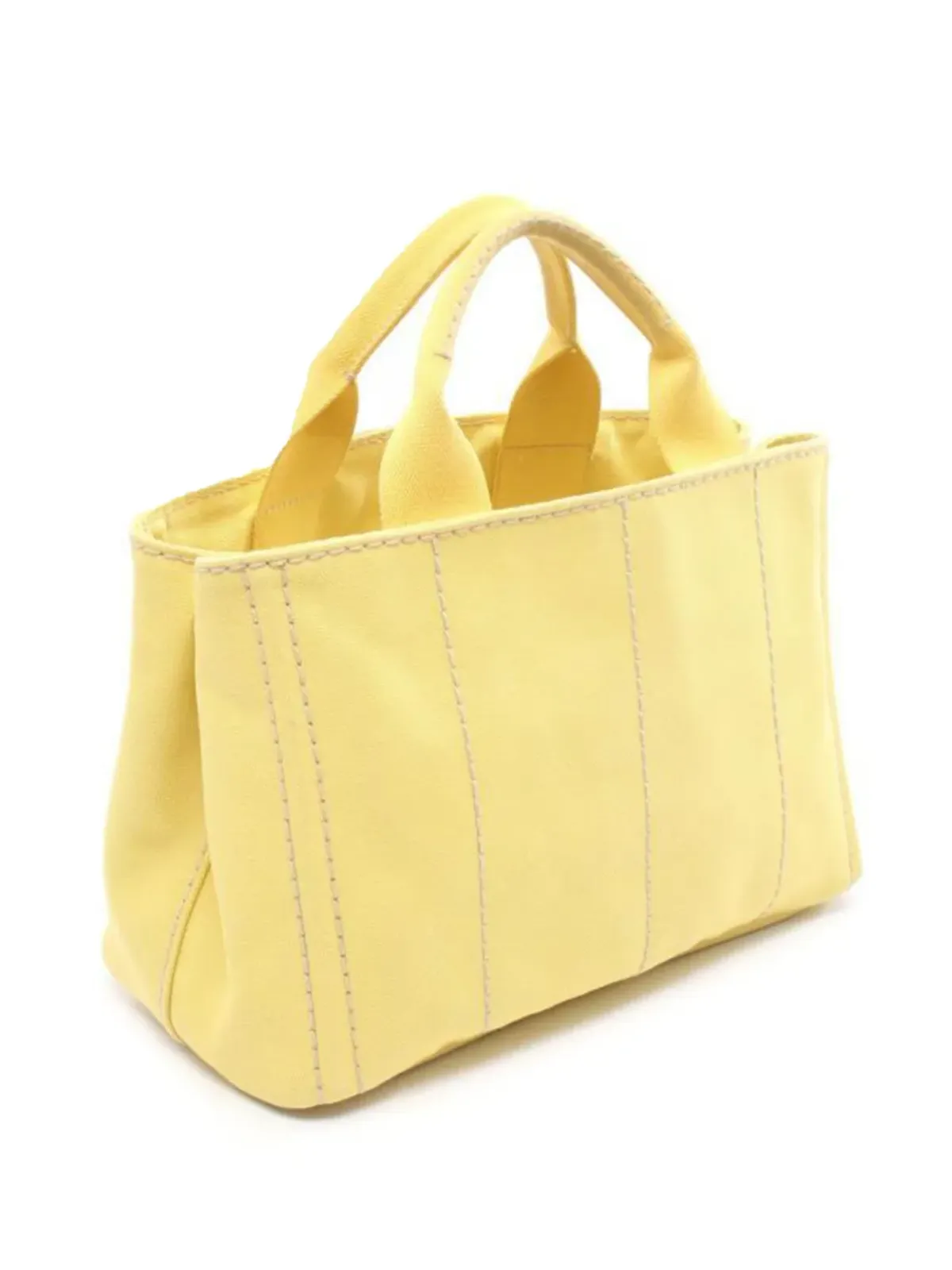 Prada Pre-Owned 2000年代 ロゴハンドバッグ - イエロー - 画像2