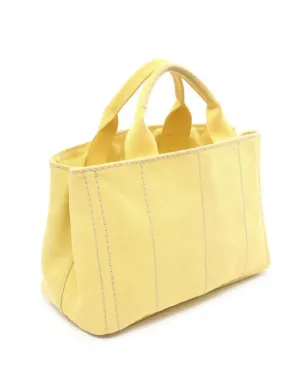 Prada Pre-Owned 2000年代 ロゴハンドバッグ - イエロー - サムネイル2