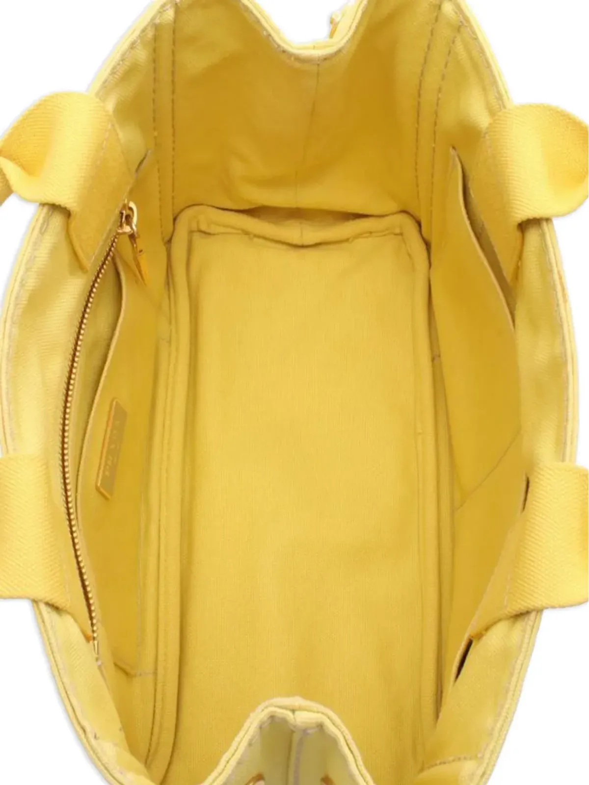Prada Pre-Owned 2000年代 ロゴハンドバッグ - イエロー - 画像3