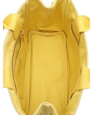 Prada Pre-Owned 2000年代 ロゴハンドバッグ - イエロー - サムネイル3