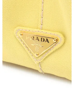 Prada Pre-Owned 2000年代 ロゴハンドバッグ - イエロー - サムネイル4