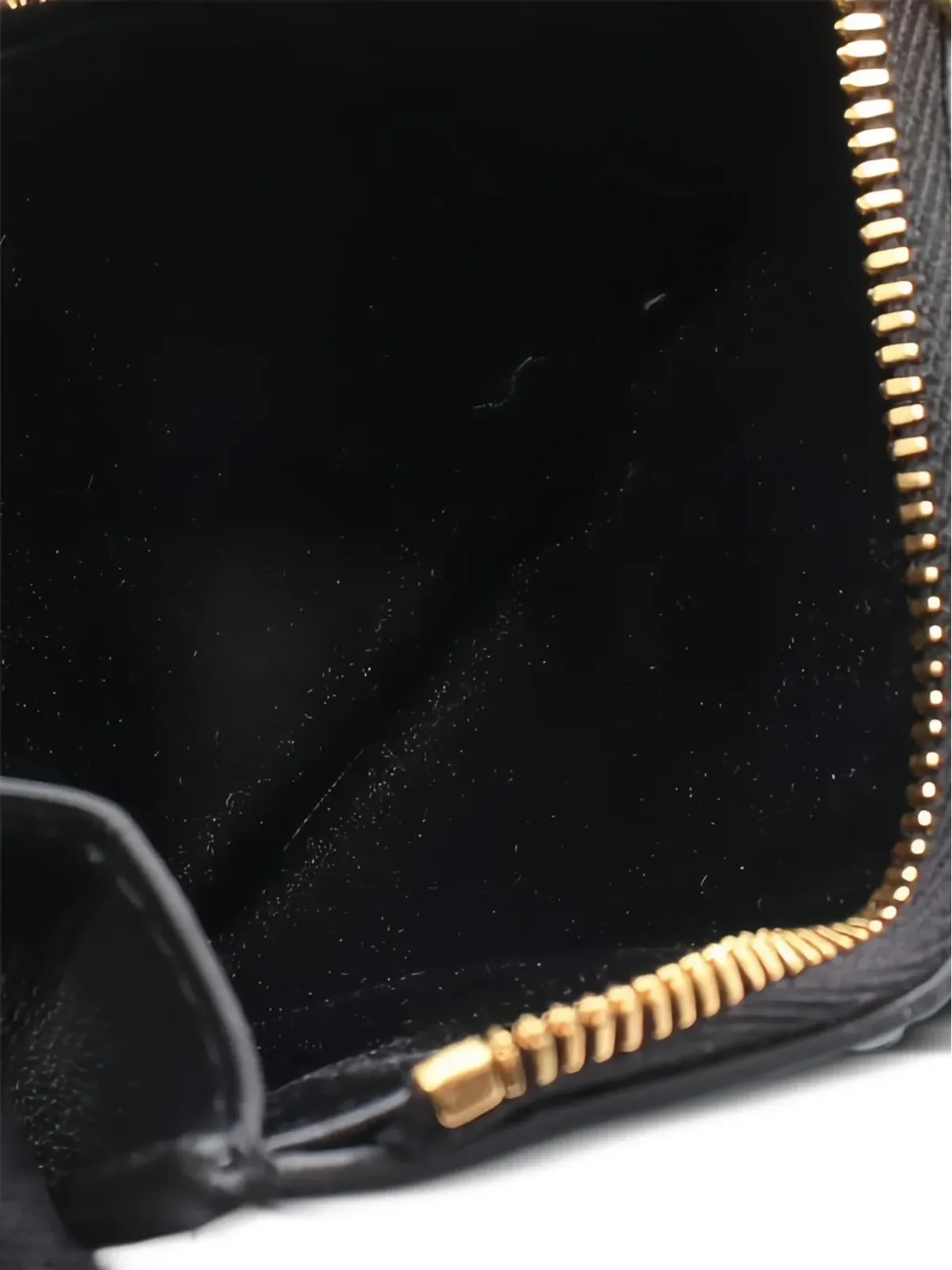 Bottega Veneta ビンテージ 2020s Cassette Intrecciato レザー カードホルダー - Black - 画像3