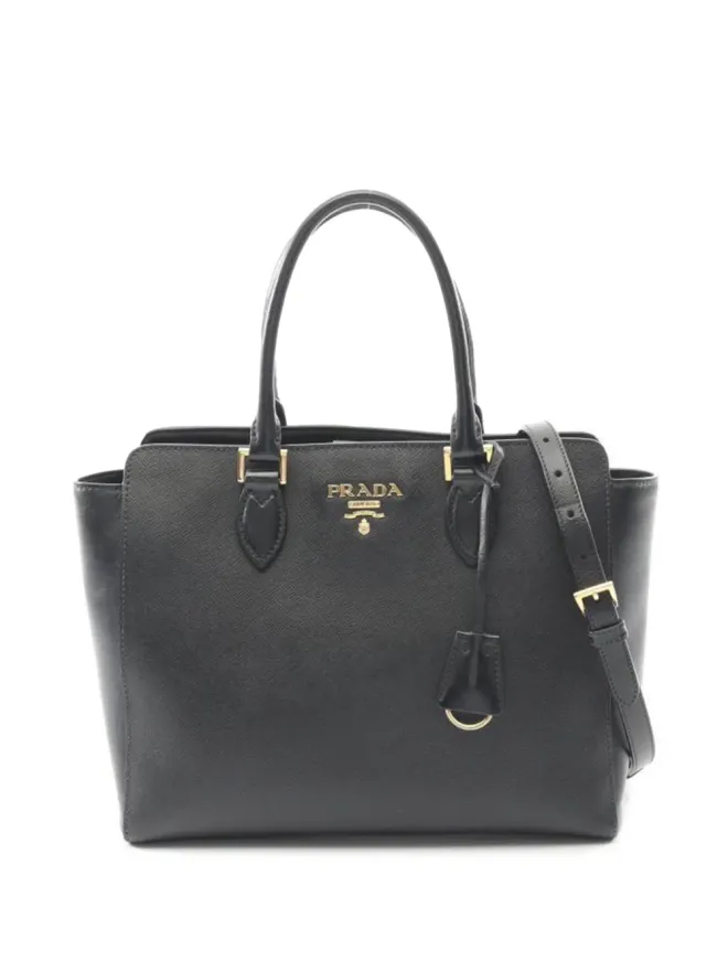 Prada Pre-Owned Prada Pre-Owned サフィアーノレザー ハンドバッグの商品画像