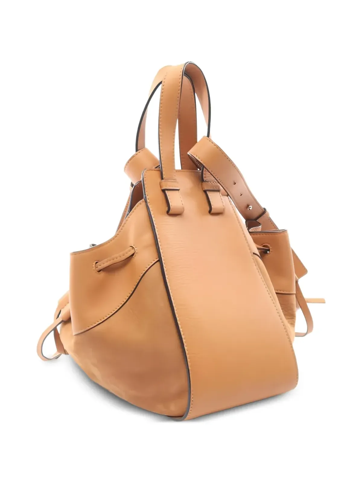 Loewe Pre-Owned 2010s Hammock drawstring tote bag - Brown - 画像2