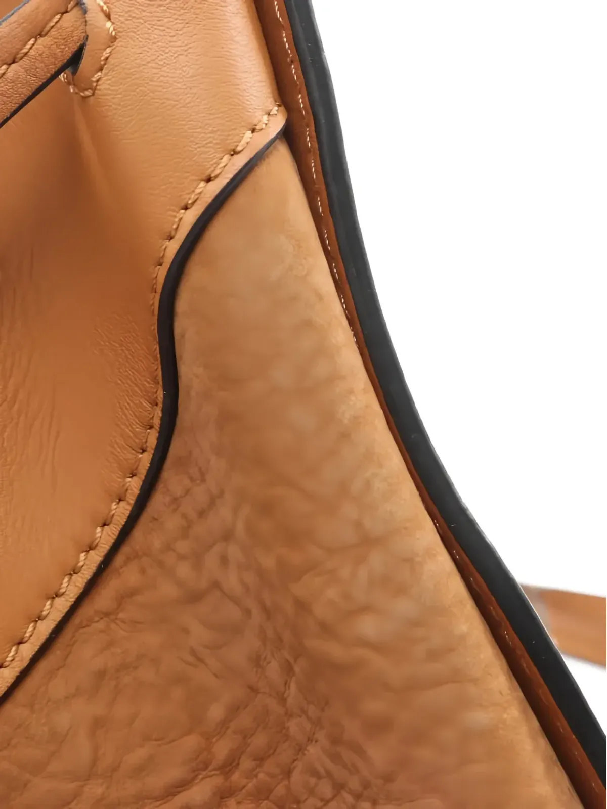 Loewe Pre-Owned 2010s Hammock drawstring tote bag - Brown - 画像4