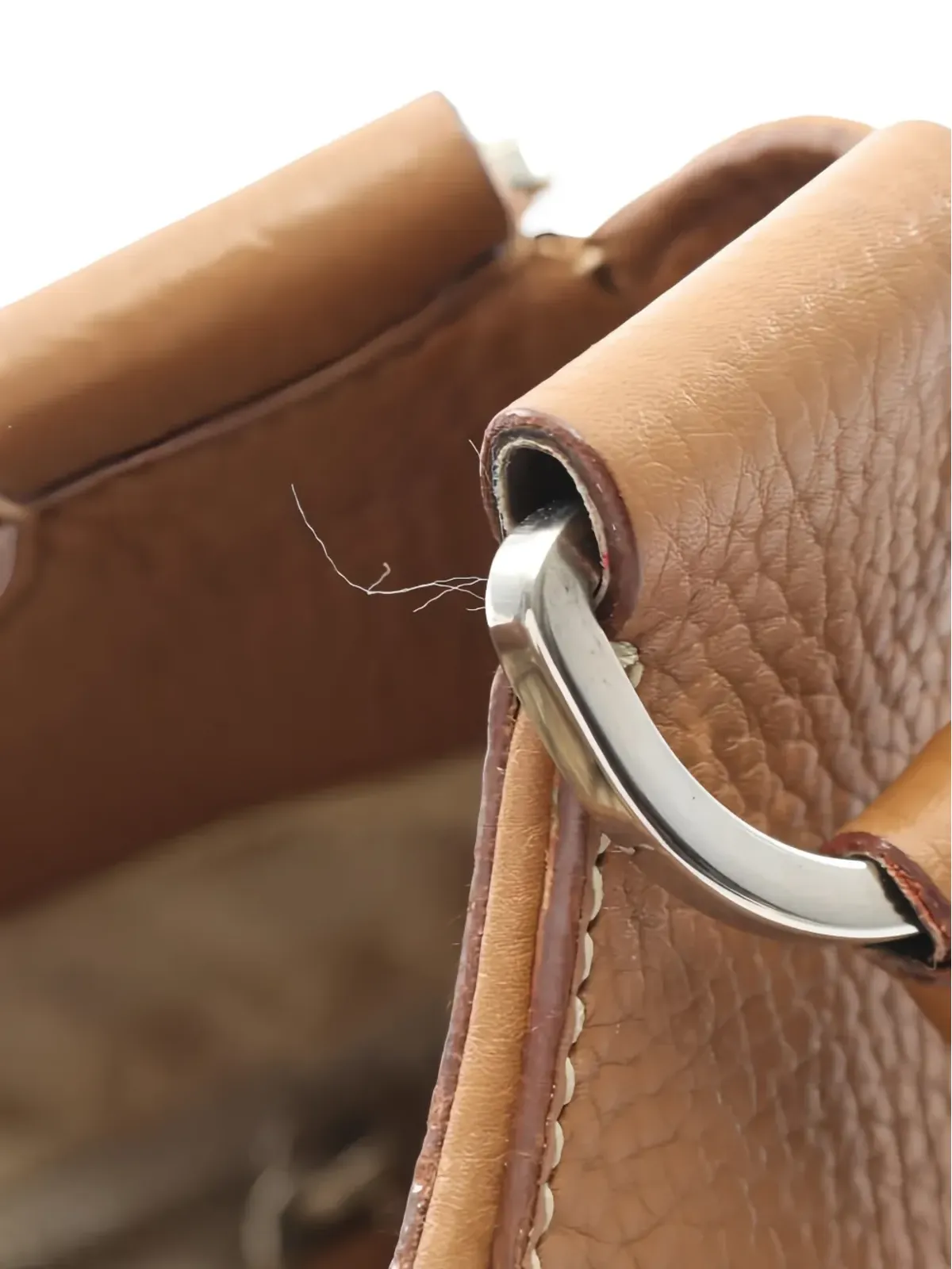 Prada Pre-Owned 2000s バックル付きレザーショルダーバッグ - ブラウン - 画像4