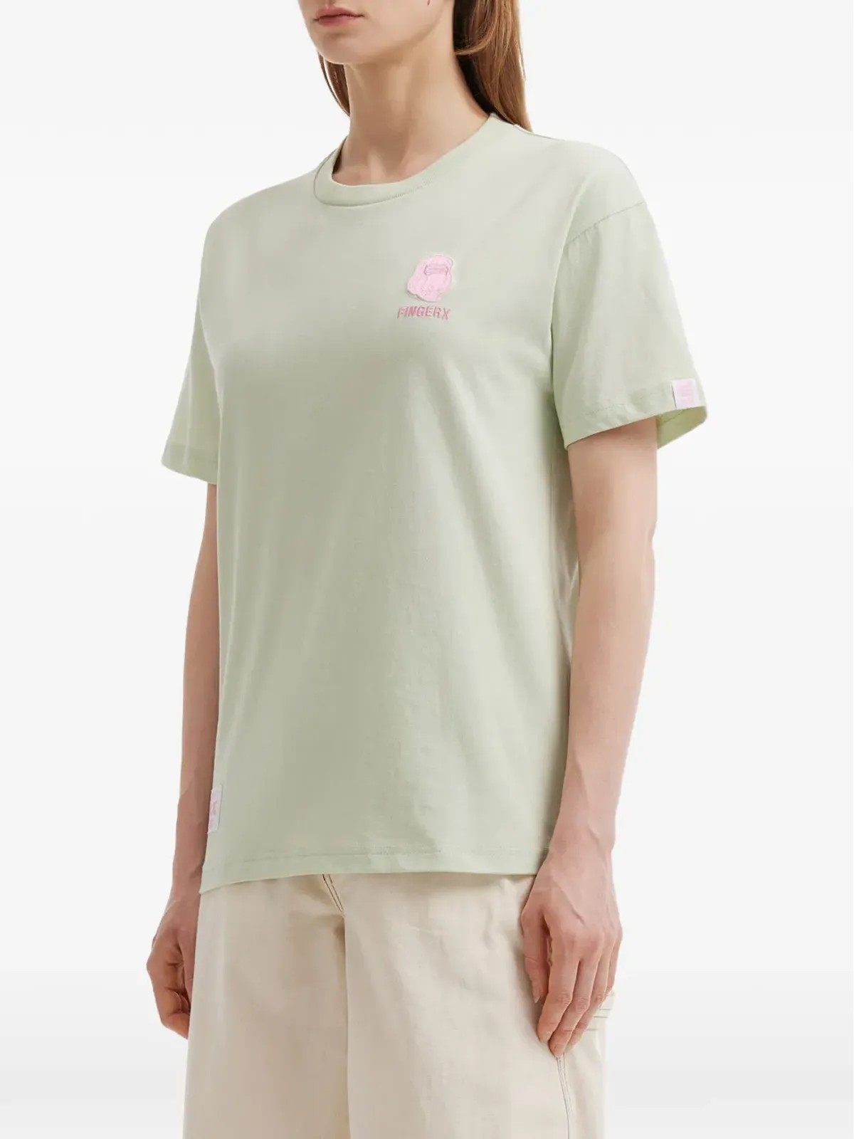 FINGERCROXX ロゴアップリケTシャツ - 画像3