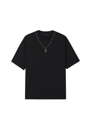 FIVE CM ネックレスディテール Tシャツ - サムネイル1