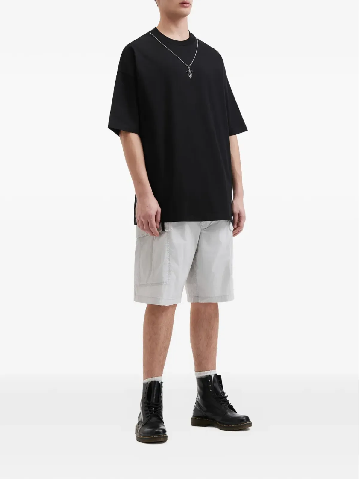 FIVE CM ネックレスディテール Tシャツ - 画像2