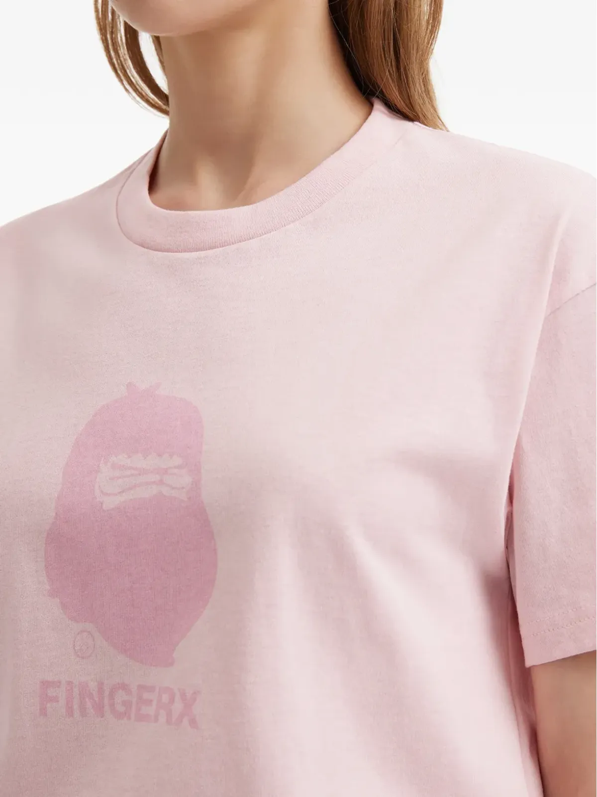 FINGERCROXX グラフィックTシャツ ピンク - 画像5