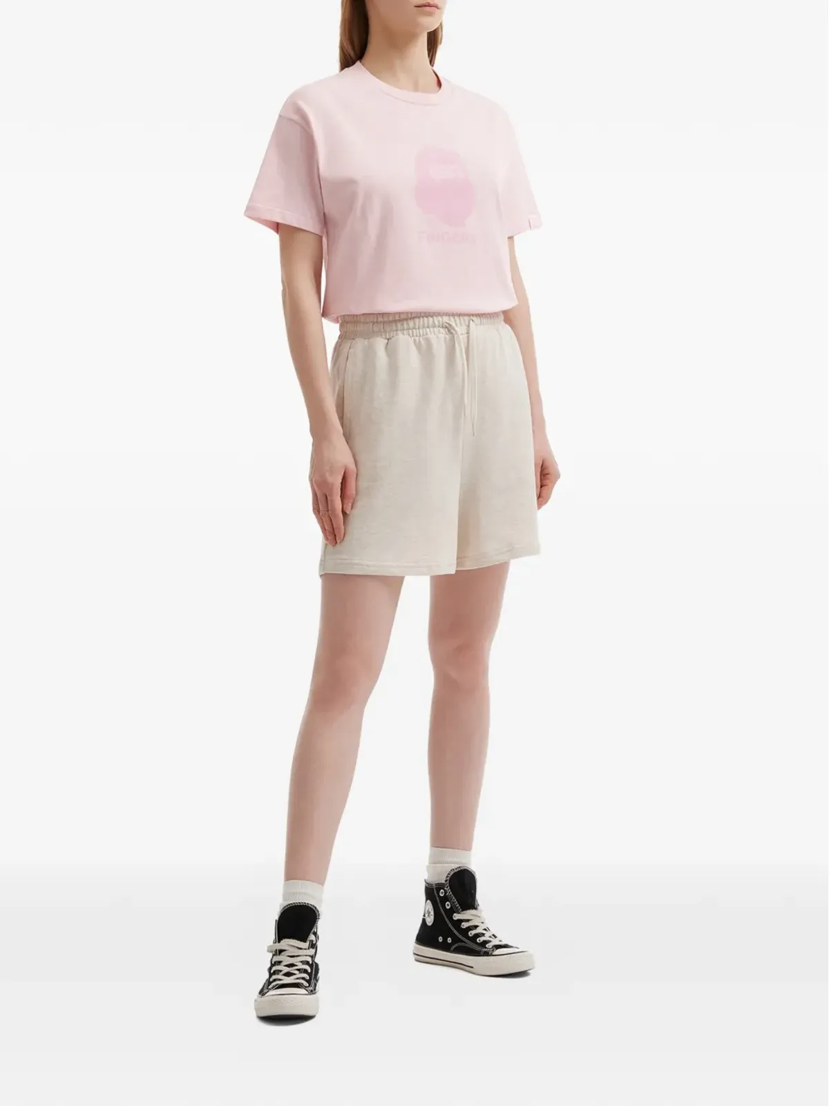 FINGERCROXX グラフィックTシャツ ピンク - 画像2