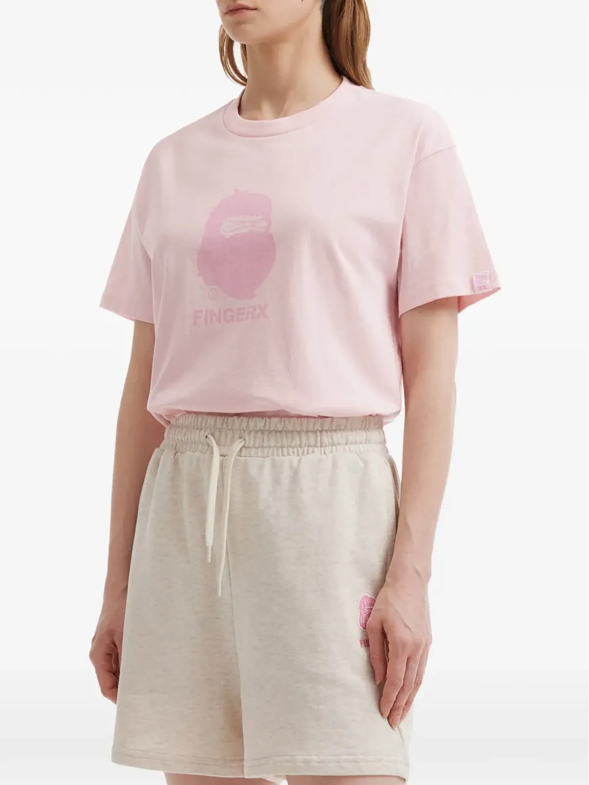 FINGERCROXX グラフィックTシャツ ピンク - 画像3