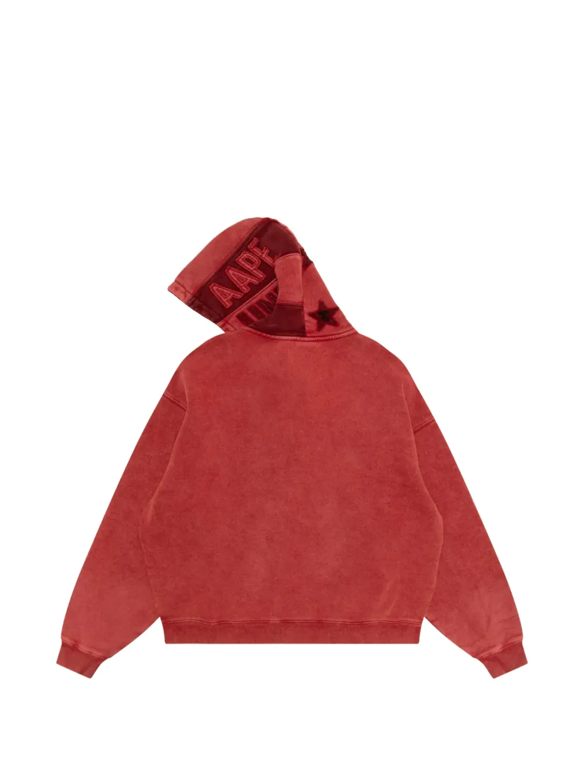 AAPE BY *A BATHING APE® 星柄ジップアップフーディー - レッド - 画像2