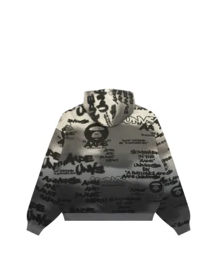 AAPE BY *A BATHING APE® プリントジップアップパーカー - グレー - サムネイル2
