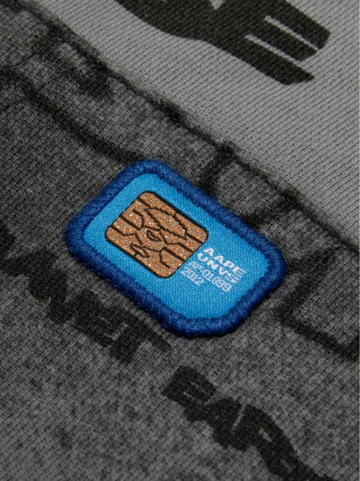 AAPE BY *A BATHING APE® プリントジップアップパーカー - グレー - 画像4