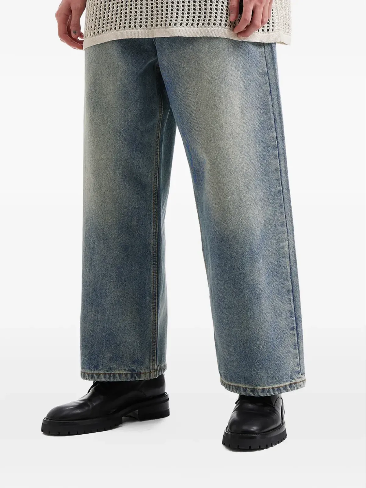 FIVE CM distressed jeans - Blue - 画像3