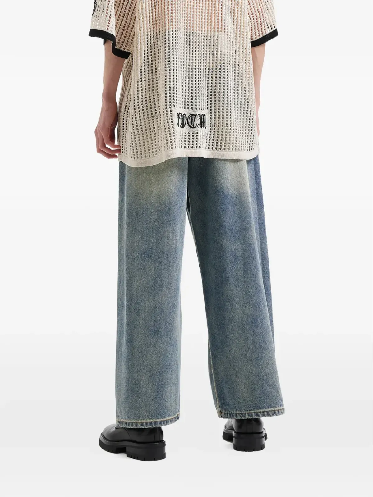 FIVE CM distressed jeans - Blue - 画像4