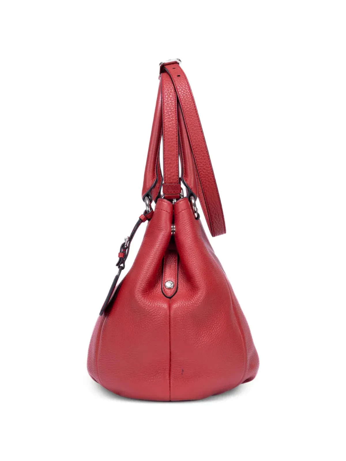 Prada Pre-Owned ロゴプレート付きショッピングバッグ - レッド - 画像4