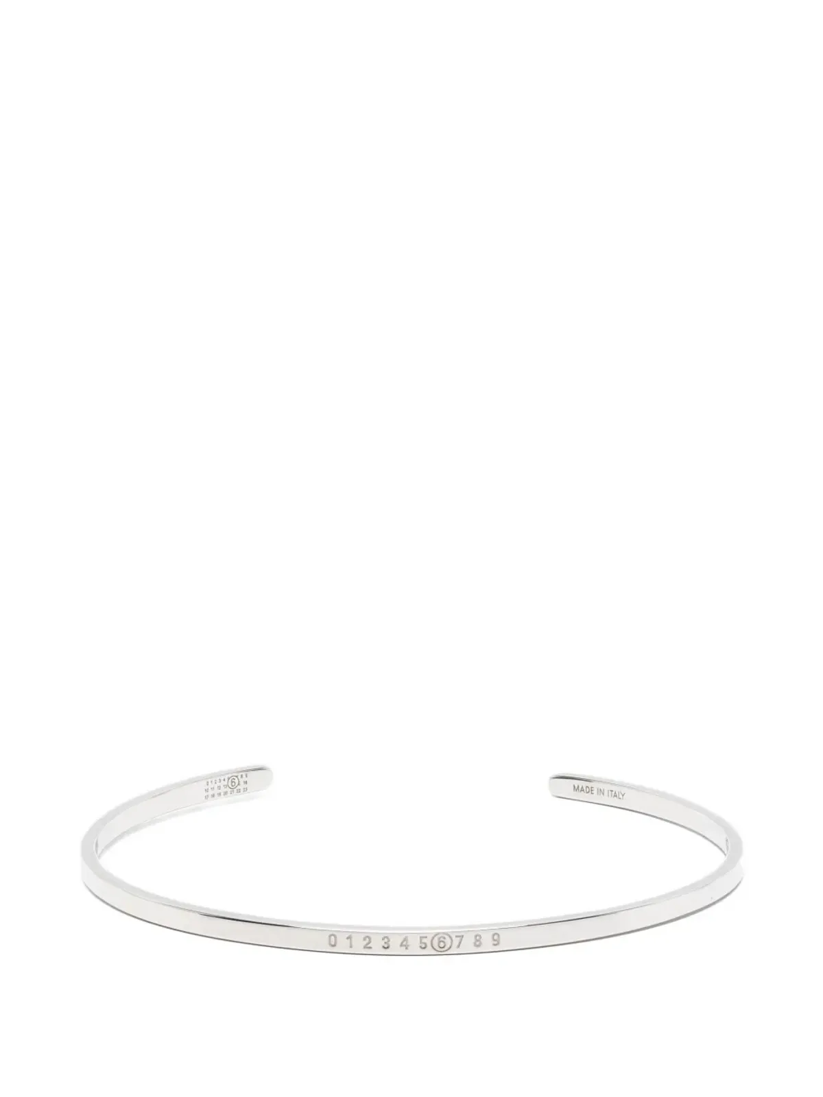 MM6 Maison Margiela ロゴ刻印ブレスレット - 画像1
