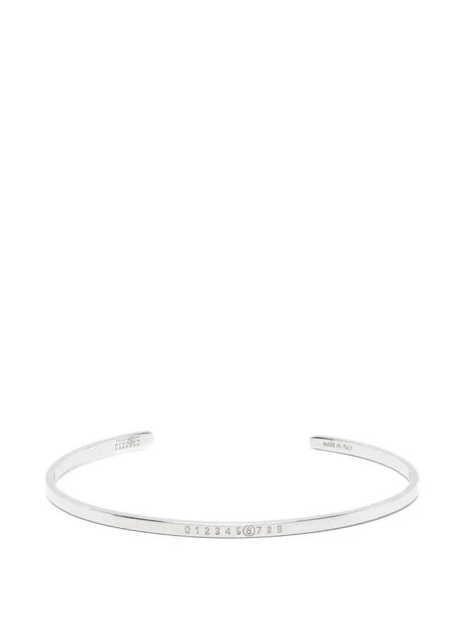 MM6 Maison Margiela MM6 Maison Margiela ロゴ刻印ブレスレットの商品画像