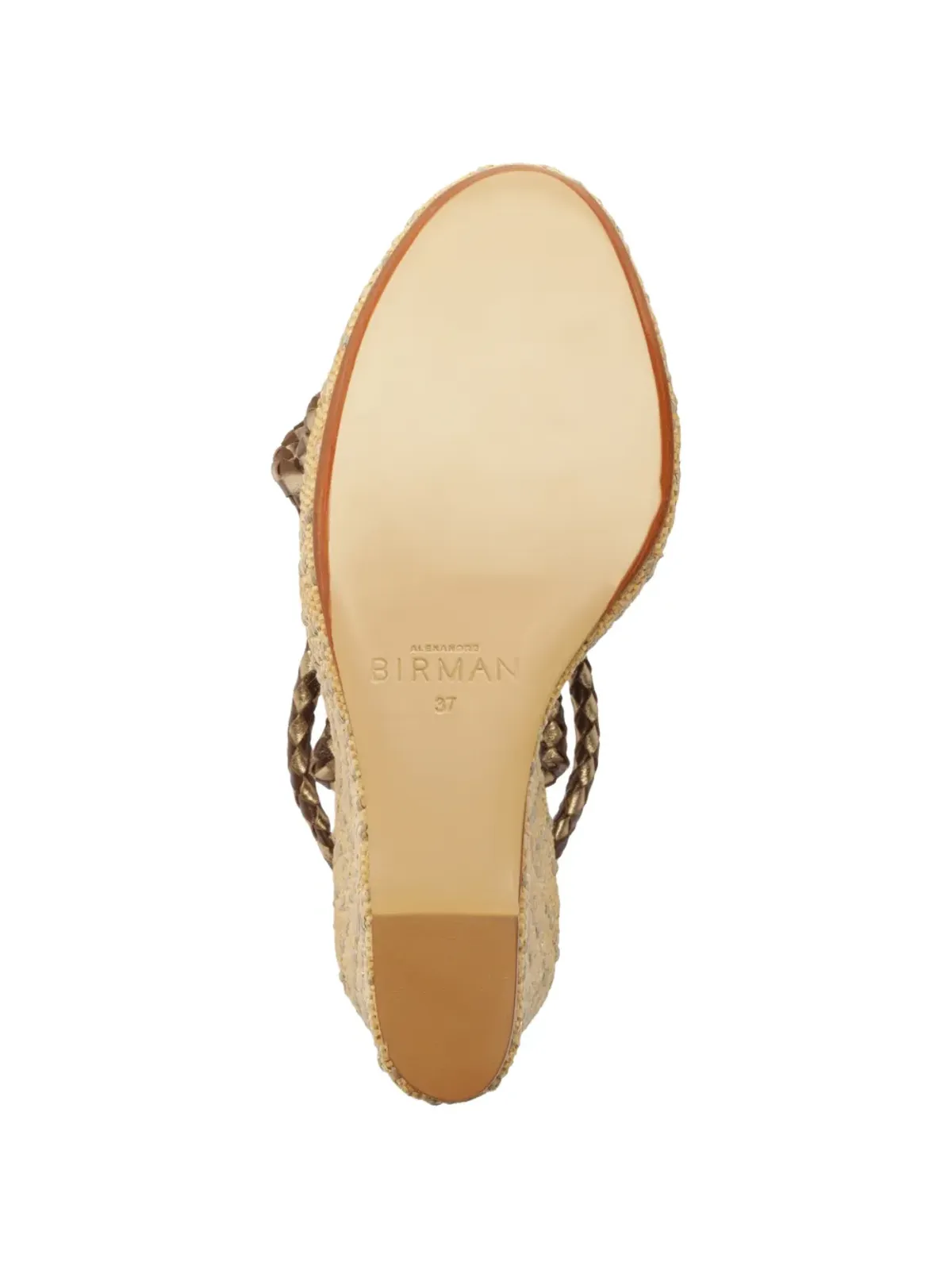 Alexandre Birman Elba braided wedge sandals - Brown - 画像5