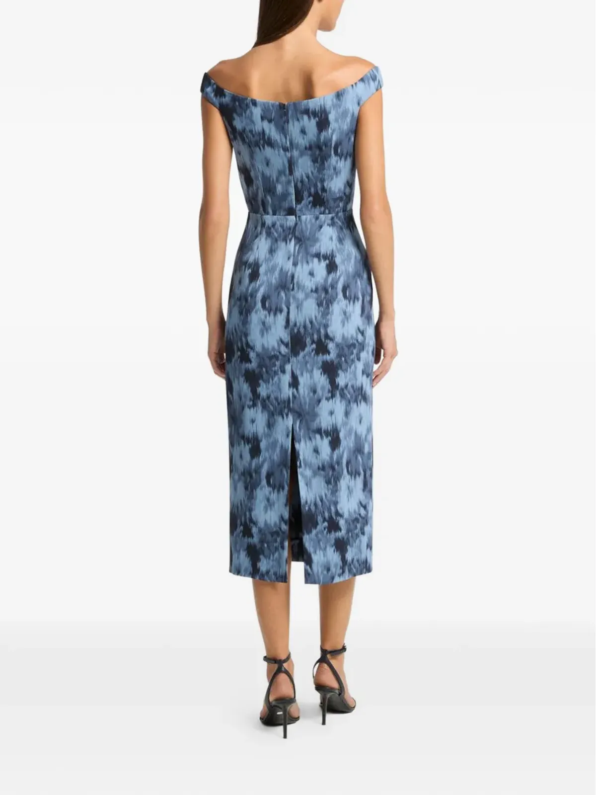 Michael Kors Collection ブルーのミディドレス - 画像3