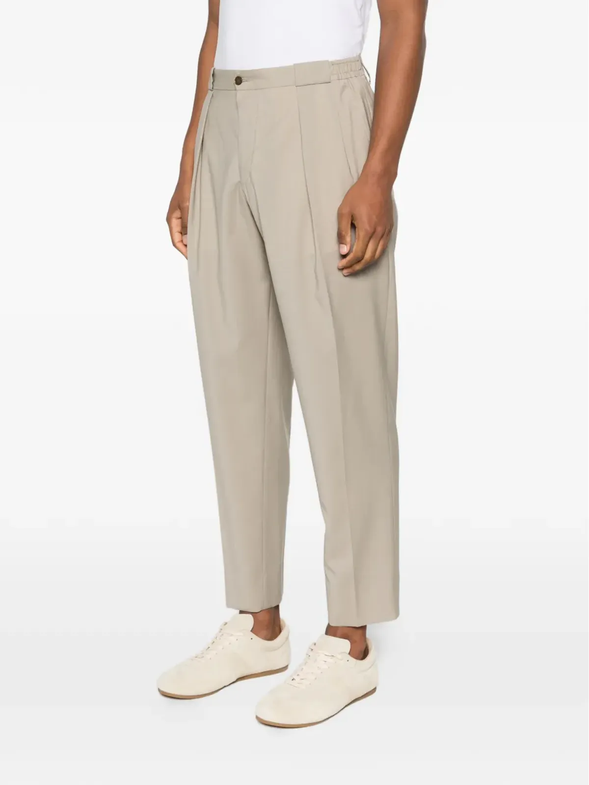 Briglia 1949 Portobellos pleated trousers - Neutrals - 画像3
