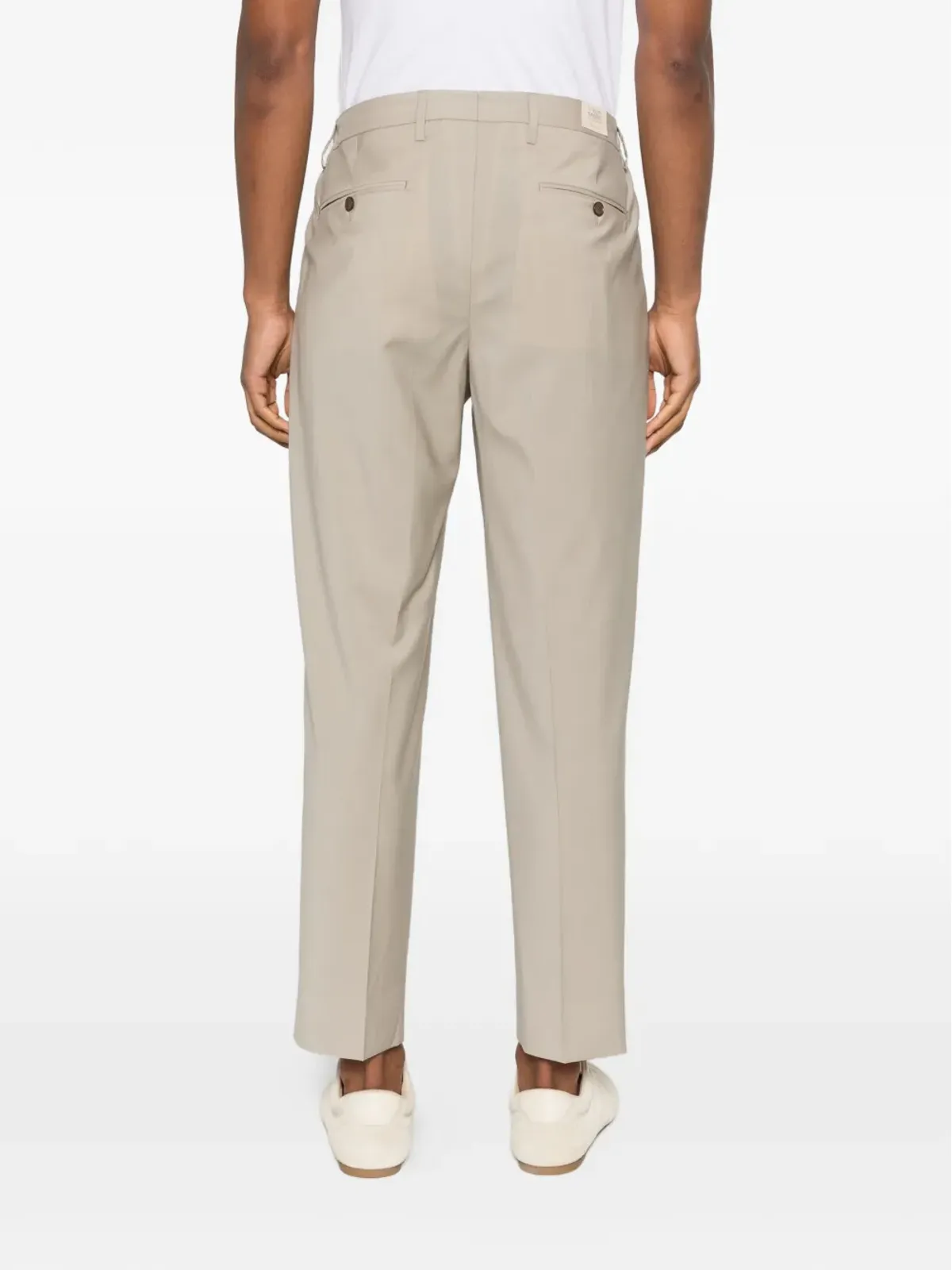 Briglia 1949 Portobellos pleated trousers - Neutrals - 画像4
