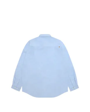 AAPE BY *A BATHING APE® ボタンダウン刺繍シャツ - Blue - サムネイル2