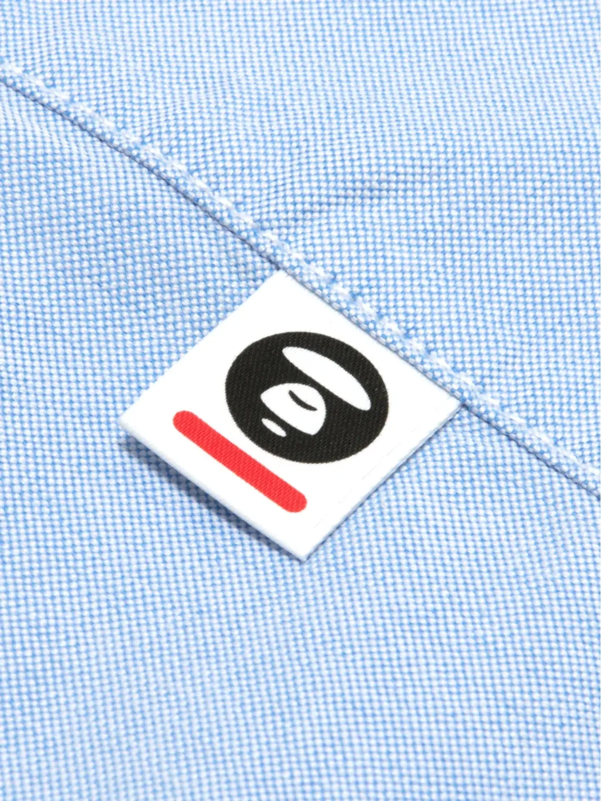 AAPE BY *A BATHING APE® ボタンダウン刺繍シャツ - Blue - 画像3