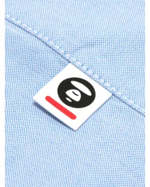 AAPE BY *A BATHING APE® ボタンダウン刺繍シャツ - Blue - サムネイル3