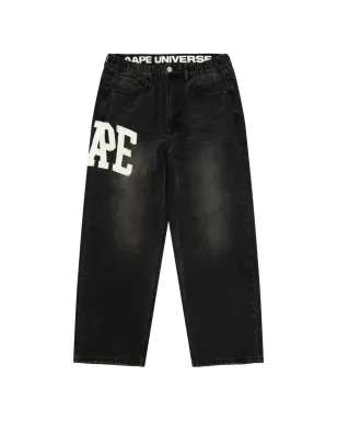 AAPE BY *A BATHING APE® ロゴパンツ - サムネイル1