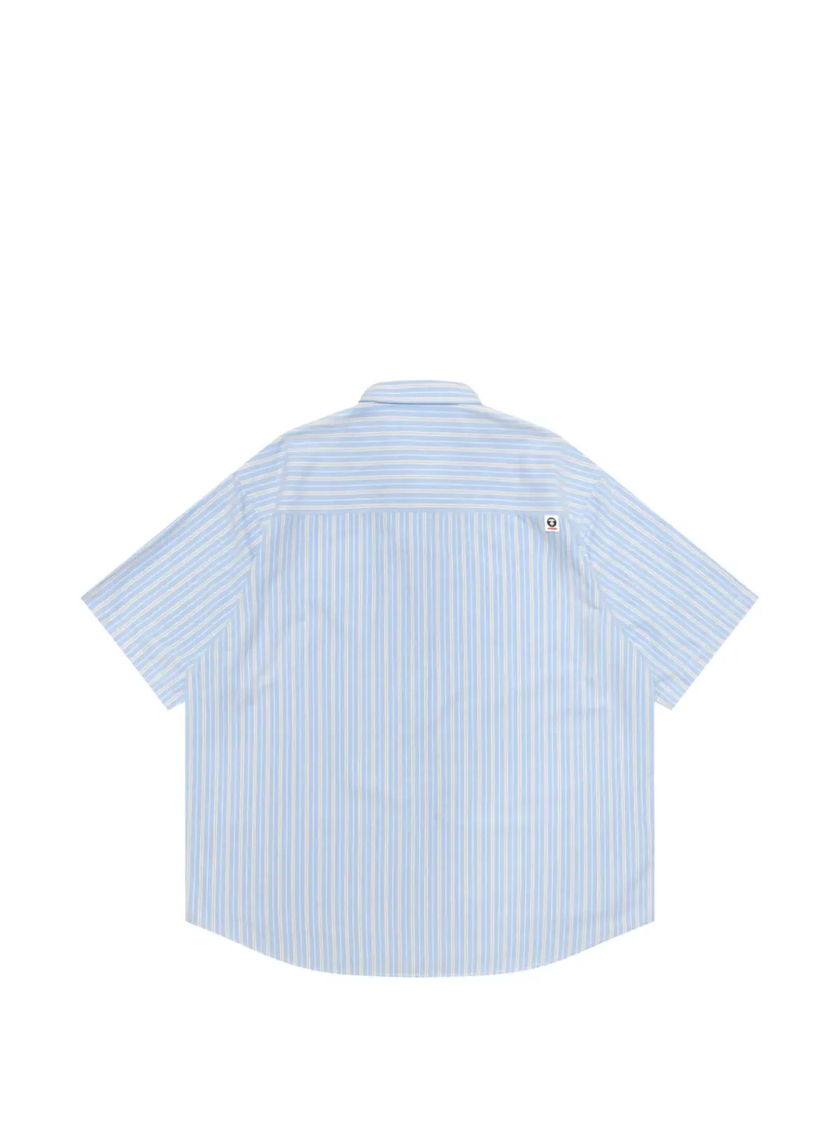 AAPE BY *A BATHING APE® ストライプ柄 ロゴシャツ - Blue - 画像2