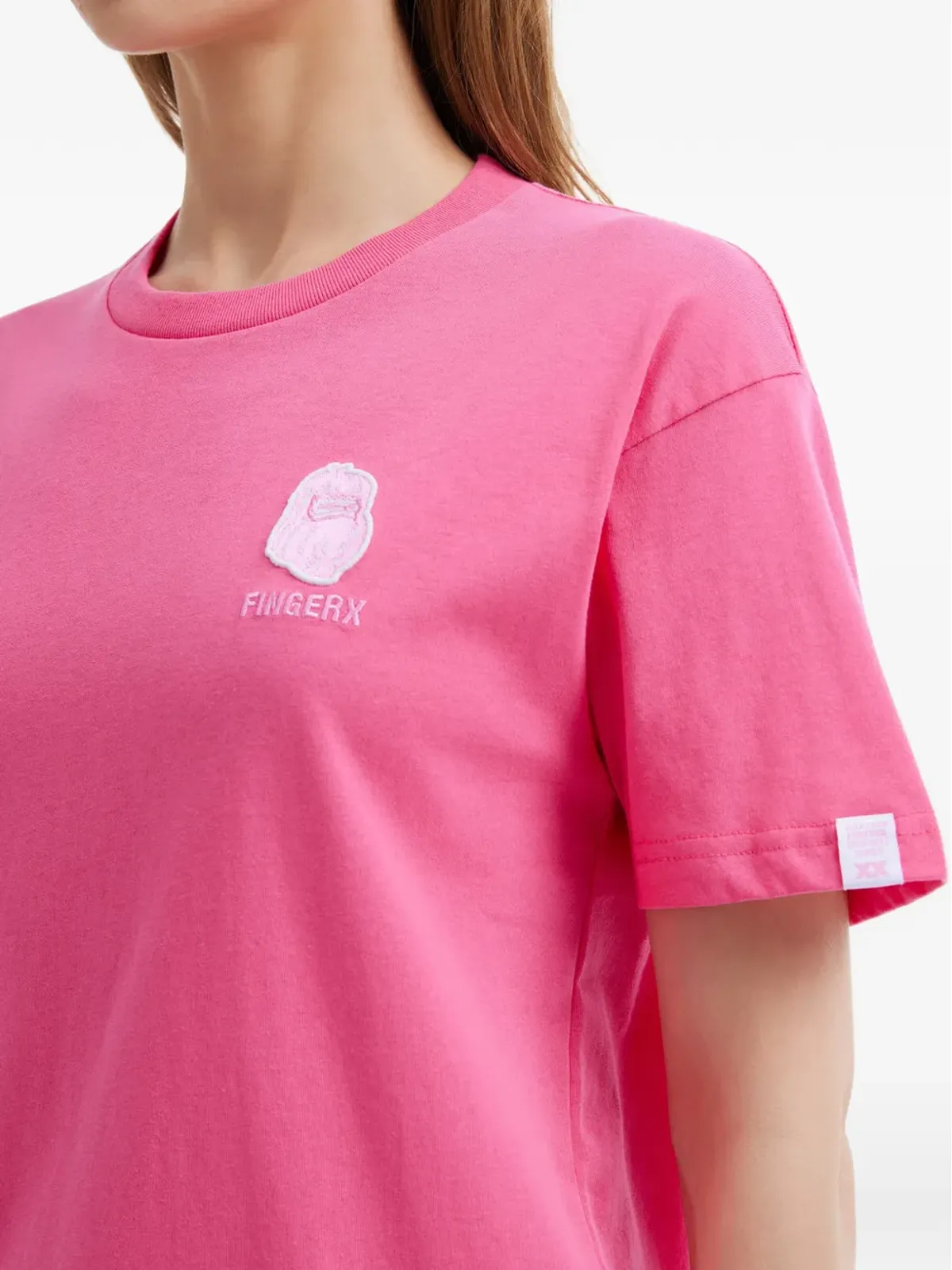 FINGERCROXX ロゴ刺繍 Tシャツ - 画像5