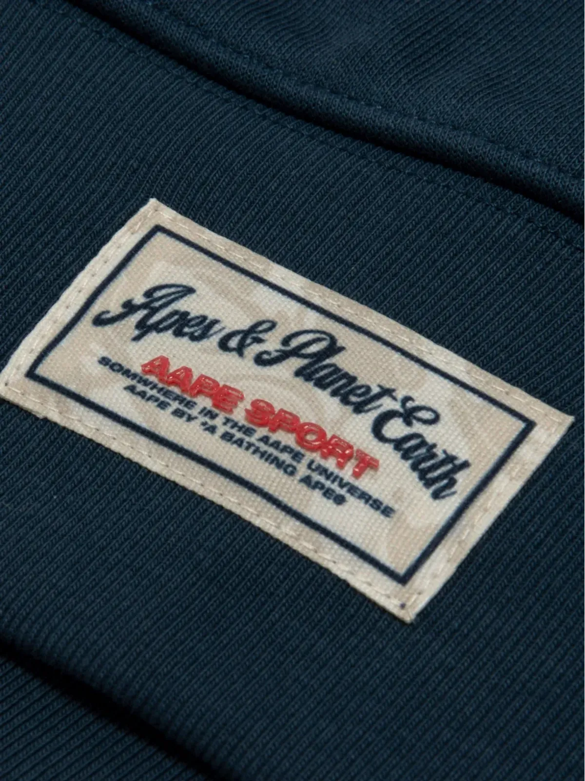 AAPE BY *A BATHING APE® Vネック ロゴ カーディガン - 画像5