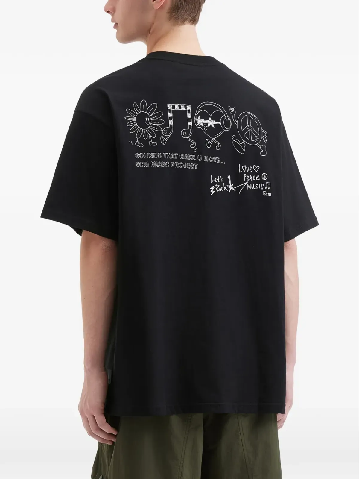 FIVE CM グラフィックプリントTシャツ - 画像4