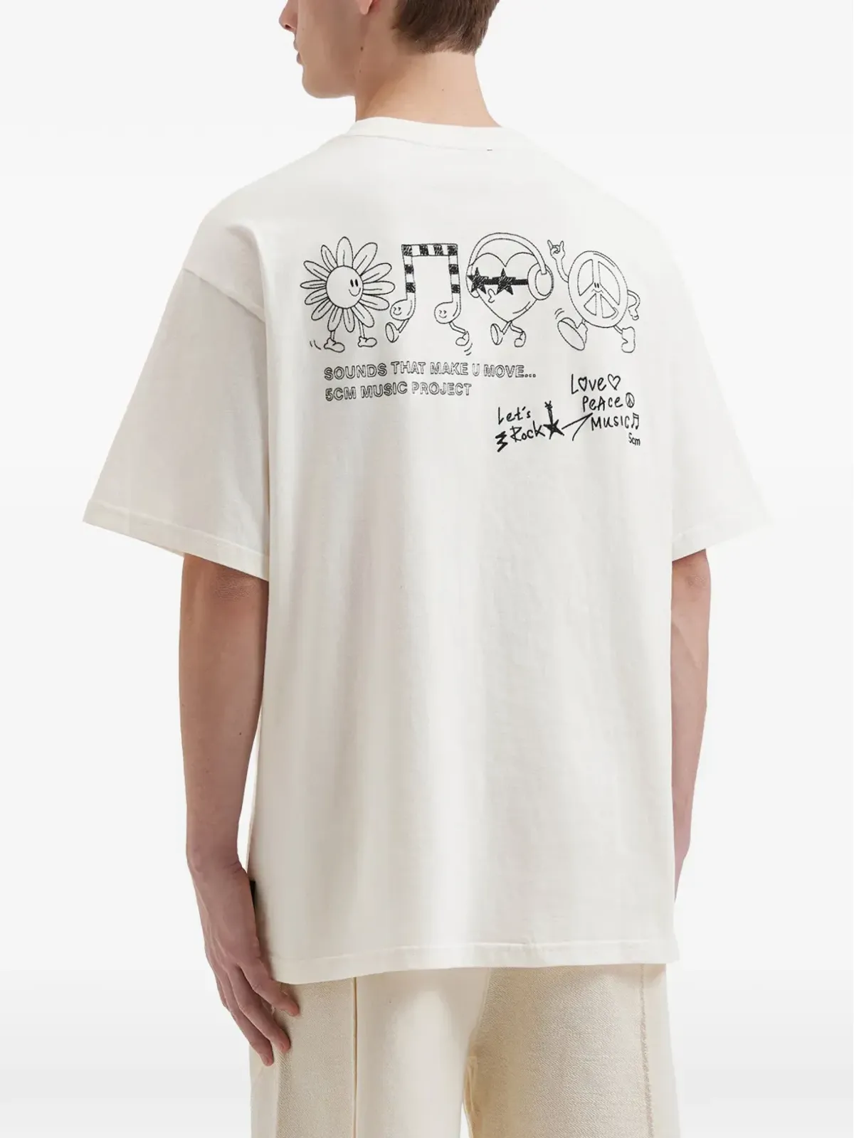 FIVE CM 半袖刺繍Tシャツ - 画像4
