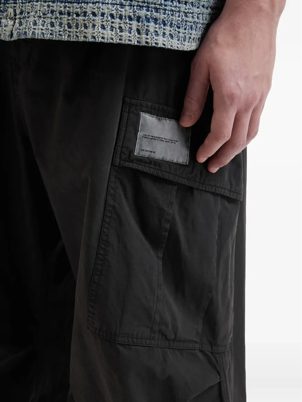 FIVE CM ロゴパッチカーゴパンツ - 画像5