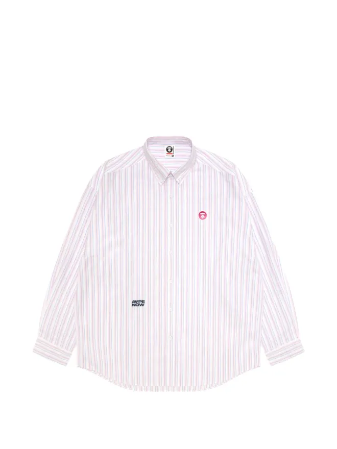 AAPE BY *A BATHING APE® AAPE BY *A BATHING APE® ストライプ柄パッチシャツの商品画像