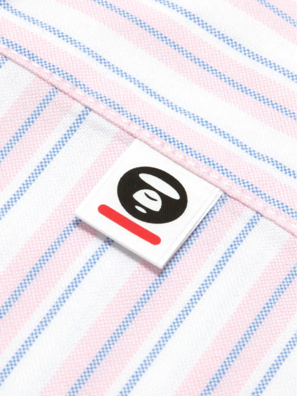 AAPE BY *A BATHING APE® ストライプ柄パッチシャツ - 画像3