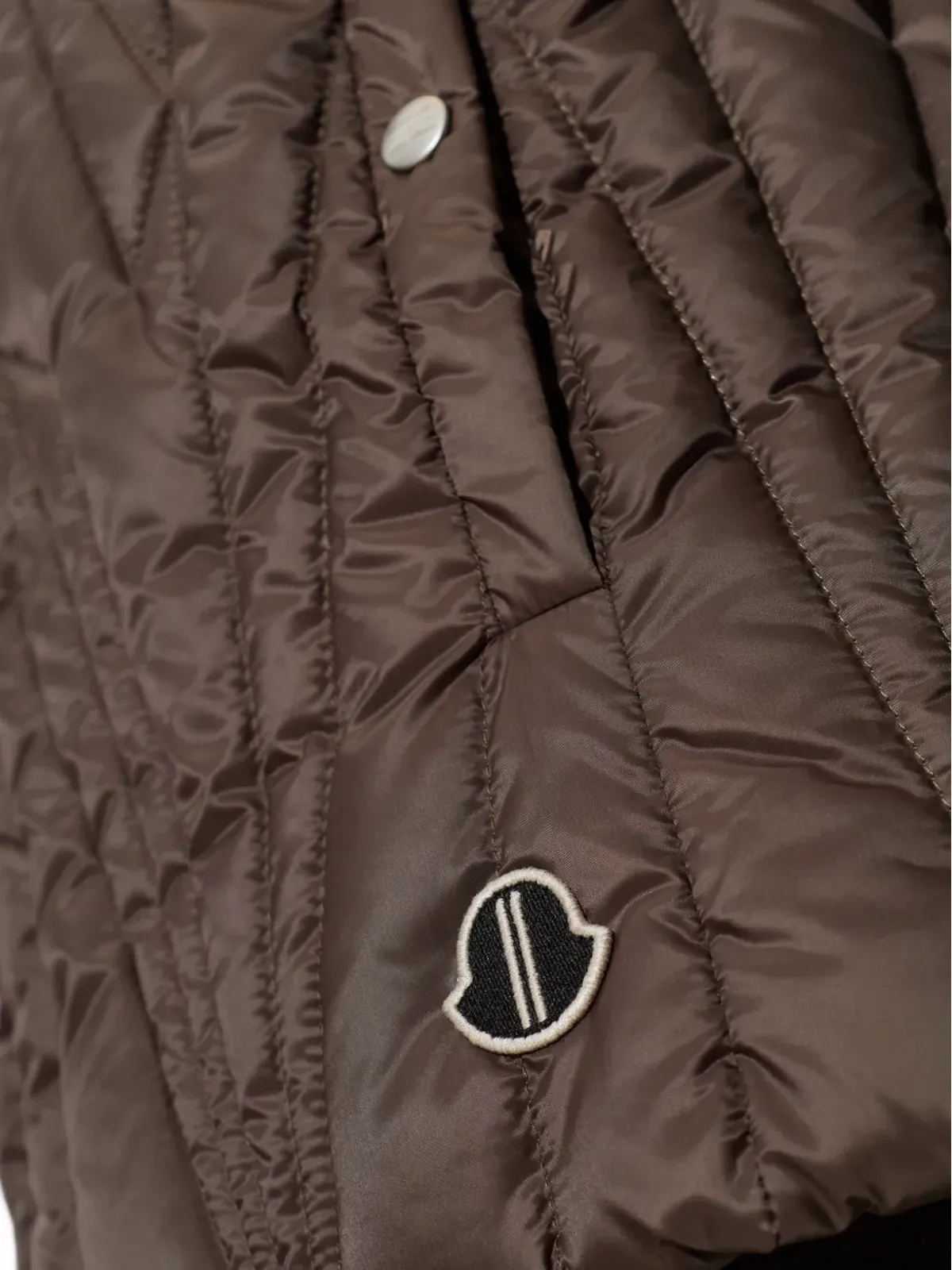 Moncler + Rick Owens フード付きキルティングジレ - 画像5