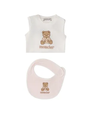 Moncler Enfant ベアモチーフ・ベビーボディスーツセット - サムネイル1